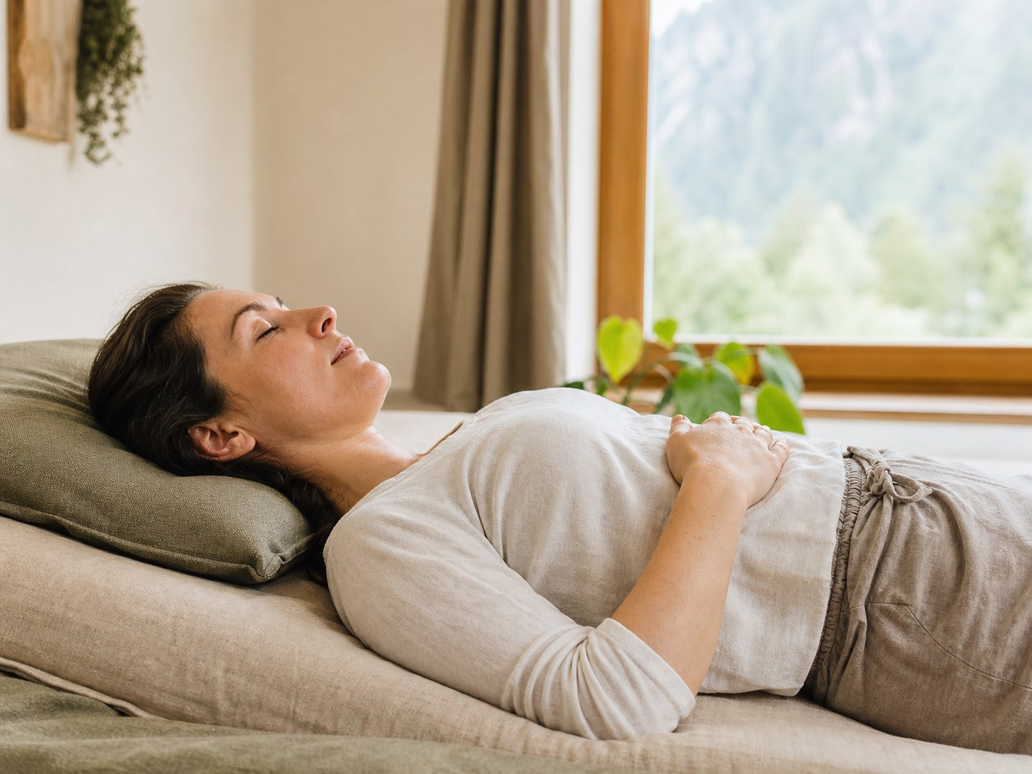 Ruhige Breathwork-Session mit verbundenem Atem in Bad Heilbrunn nahe Penzberg